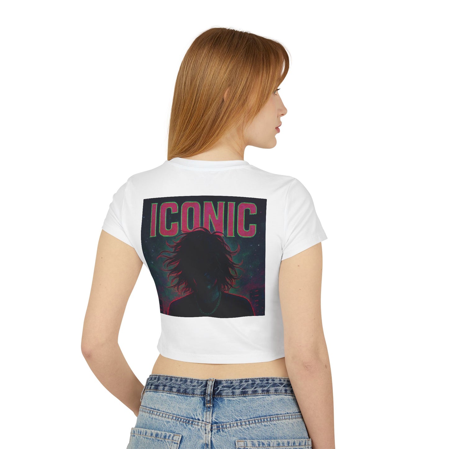 Trendy Women's Baby Tee - Adult Squim & Iconic Graphic, Casual Summer Top, Gift for Her, Festival Wear, Streetwear