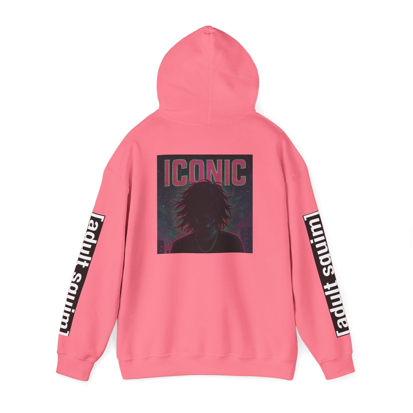 Unisex Heavy Blend™ Hoodie for Trendy Casual Vibes, Perfect for Everyday Wear, Gifts, Fashion Statement, Adult Squim Design, Iconic Style