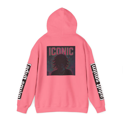 Unisex Heavy Blend™ Hoodie for Trendy Casual Vibes, Perfect for Everyday Wear, Gifts, Fashion Statement, Adult Squim Design, Iconic Style