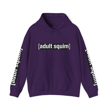 Unisex Heavy Blend™ Hoodie for Trendy Casual Vibes, Perfect for Everyday Wear, Gifts, Fashion Statement, Adult Squim Design, Iconic Style