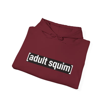 Unisex Heavy Blend™ Hoodie for Trendy Casual Vibes, Perfect for Everyday Wear, Gifts, Fashion Statement, Adult Squim Design, Iconic Style
