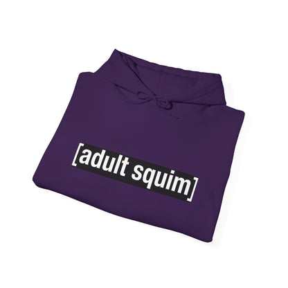 Unisex Heavy Blend™ Hoodie for Trendy Casual Vibes, Perfect for Everyday Wear, Gifts, Fashion Statement, Adult Squim Design, Iconic Style
