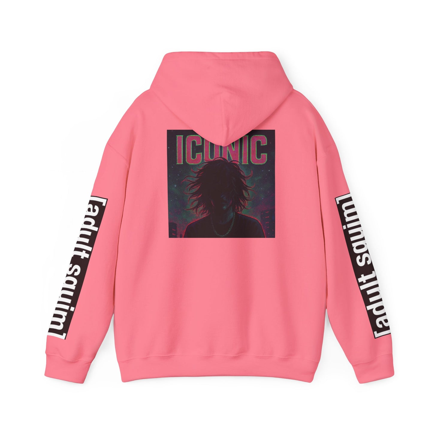Unisex Heavy Blend™ Hoodie for Trendy Casual Vibes, Perfect for Everyday Wear, Gifts, Fashion Statement, Adult Squim Design, Iconic Style