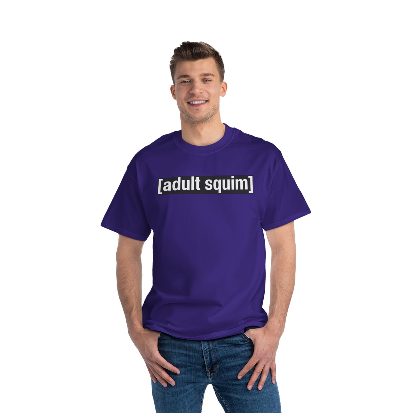 Adult Squim Iconic Short-Sleeve T-Shirt, Graphic Tee, Casual Wear, Gift for Him/Her, Unique Statement Shirt, Pop Culture Apparel