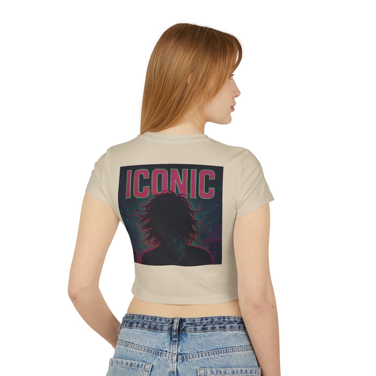 Trendy Women's Baby Tee - Adult Squim & Iconic Graphic, Casual Summer Top, Gift for Her, Festival Wear, Streetwear