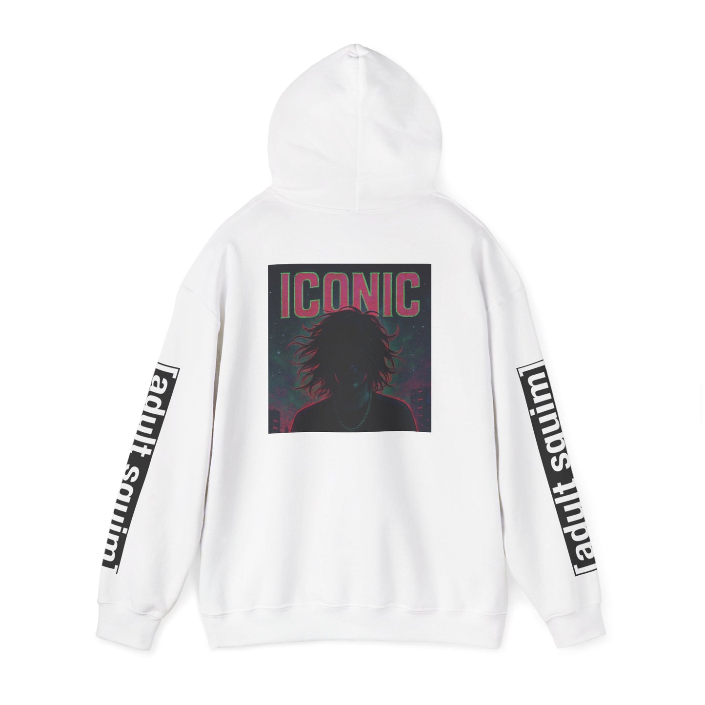 Unisex Heavy Blend™ Hoodie for Trendy Casual Vibes, Perfect for Everyday Wear, Gifts, Fashion Statement, Adult Squim Design, Iconic Style