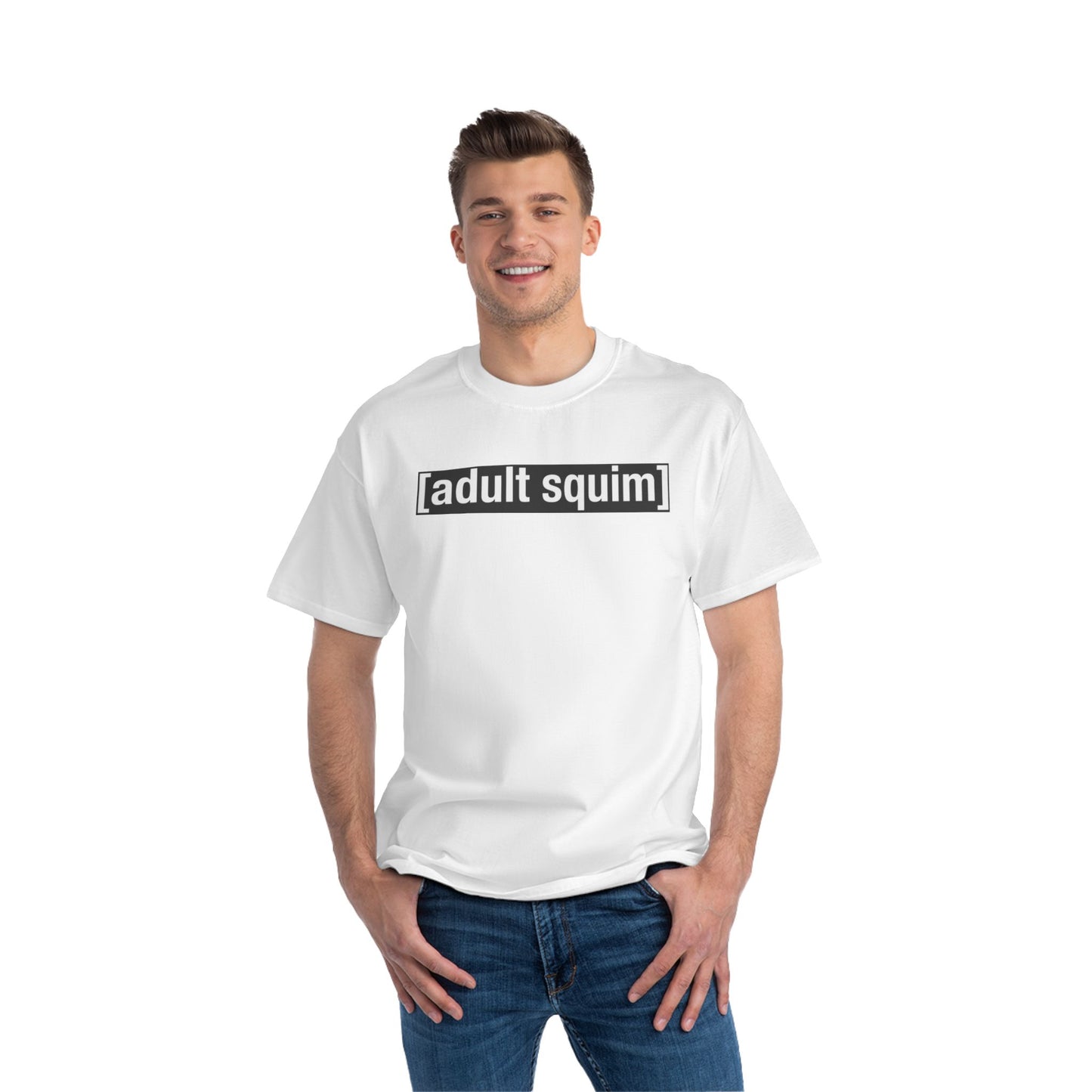 Adult Squim Iconic Short-Sleeve T-Shirt, Graphic Tee, Casual Wear, Gift for Him/Her, Unique Statement Shirt, Pop Culture Apparel