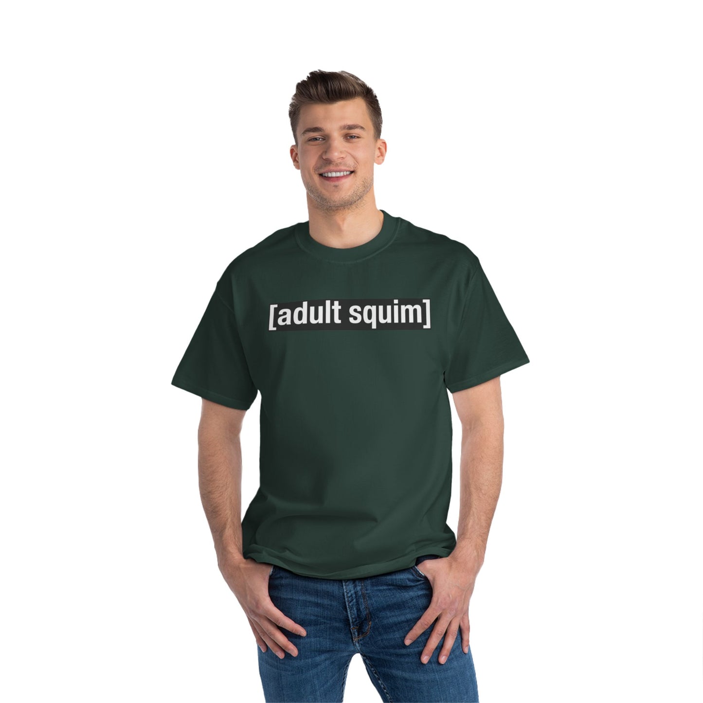 Adult Squim Iconic Short-Sleeve T-Shirt, Graphic Tee, Casual Wear, Gift for Him/Her, Unique Statement Shirt, Pop Culture Apparel
