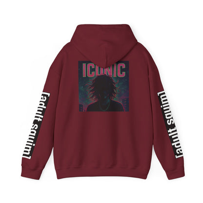 Unisex Heavy Blend™ Hoodie for Trendy Casual Vibes, Perfect for Everyday Wear, Gifts, Fashion Statement, Adult Squim Design, Iconic Style