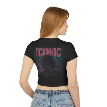 Trendy Women's Baby Tee - Adult Squim & Iconic Graphic, Casual Summer Top, Gift for Her, Festival Wear, Streetwear