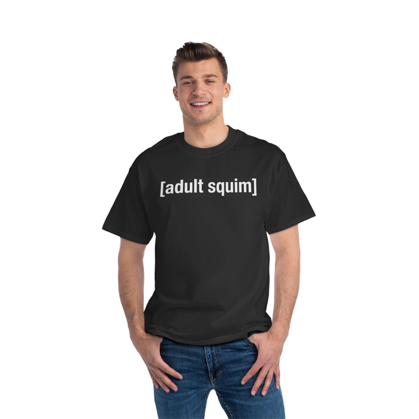 Adult Squim Iconic Short-Sleeve T-Shirt, Graphic Tee, Casual Wear, Gift for Him/Her, Unique Statement Shirt, Pop Culture Apparel