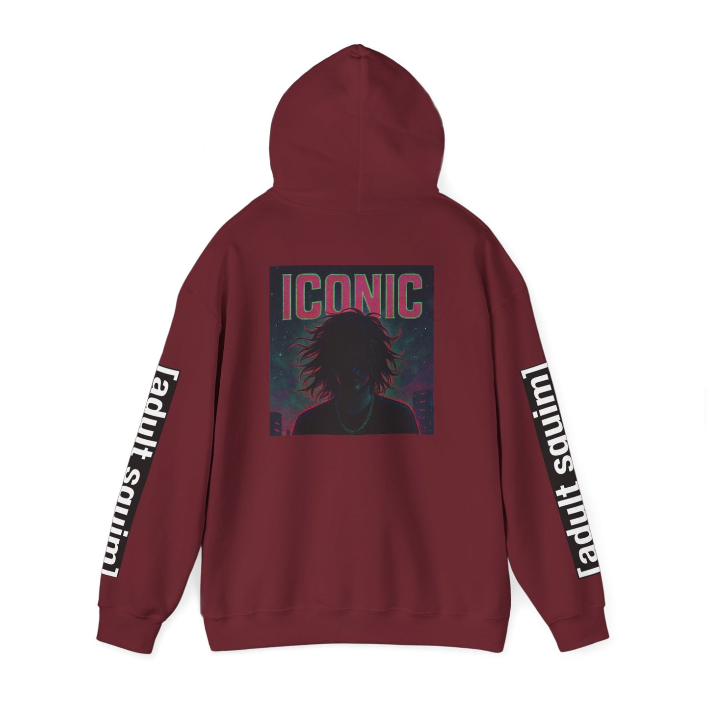 Unisex Heavy Blend™ Hoodie for Trendy Casual Vibes, Perfect for Everyday Wear, Gifts, Fashion Statement, Adult Squim Design, Iconic Style