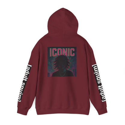 Unisex Heavy Blend™ Hoodie for Trendy Casual Vibes, Perfect for Everyday Wear, Gifts, Fashion Statement, Adult Squim Design, Iconic Style