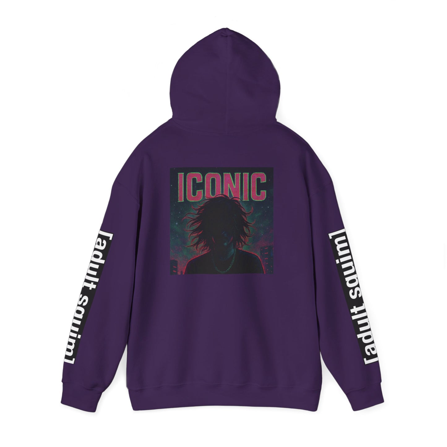 Unisex Heavy Blend™ Hoodie for Trendy Casual Vibes, Perfect for Everyday Wear, Gifts, Fashion Statement, Adult Squim Design, Iconic Style