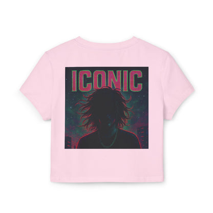 Trendy Women's Baby Tee - Adult Squim & Iconic Graphic, Casual Summer Top, Gift for Her, Festival Wear, Streetwear