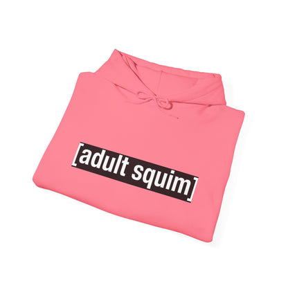 Unisex Heavy Blend™ Hoodie for Trendy Casual Vibes, Perfect for Everyday Wear, Gifts, Fashion Statement, Adult Squim Design, Iconic Style