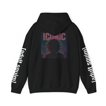 Unisex Heavy Blend™ Hoodie for Trendy Casual Vibes, Perfect for Everyday Wear, Gifts, Fashion Statement, Adult Squim Design, Iconic Style
