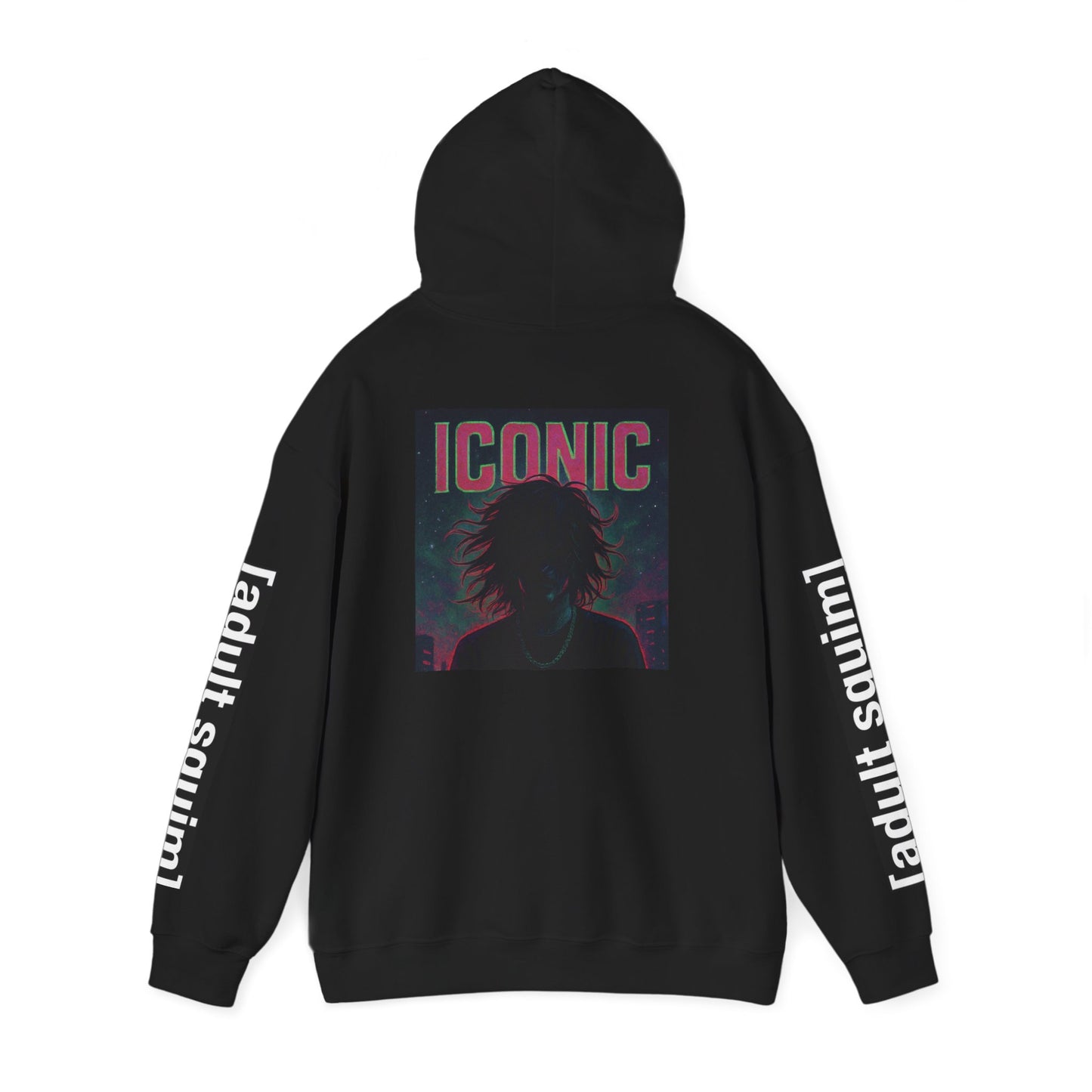 Unisex Heavy Blend™ Hoodie for Trendy Casual Vibes, Perfect for Everyday Wear, Gifts, Fashion Statement, Adult Squim Design, Iconic Style