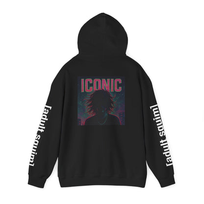 Unisex Heavy Blend™ Hoodie for Trendy Casual Vibes, Perfect for Everyday Wear, Gifts, Fashion Statement, Adult Squim Design, Iconic Style