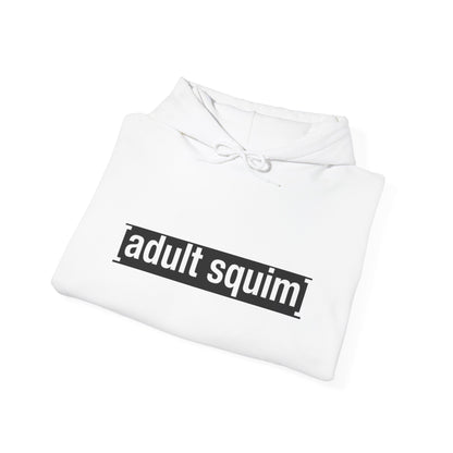 Unisex Heavy Blend™ Hoodie for Trendy Casual Vibes, Perfect for Everyday Wear, Gifts, Fashion Statement, Adult Squim Design, Iconic Style