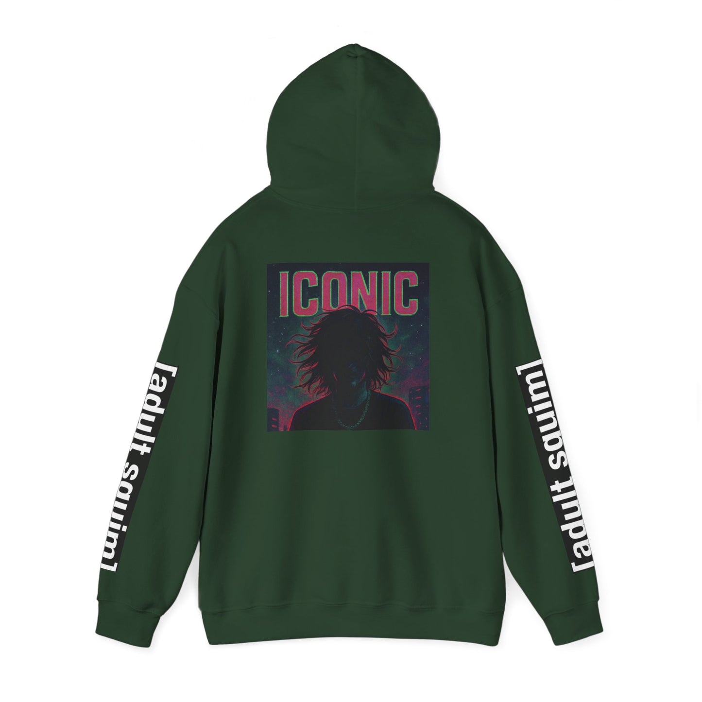 Unisex Heavy Blend™ Hoodie for Trendy Casual Vibes, Perfect for Everyday Wear, Gifts, Fashion Statement, Adult Squim Design, Iconic Style