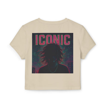 Trendy Women's Baby Tee - Adult Squim & Iconic Graphic, Casual Summer Top, Gift for Her, Festival Wear, Streetwear