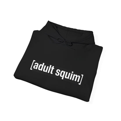 Unisex Heavy Blend™ Hoodie for Trendy Casual Vibes, Perfect for Everyday Wear, Gifts, Fashion Statement, Adult Squim Design, Iconic Style