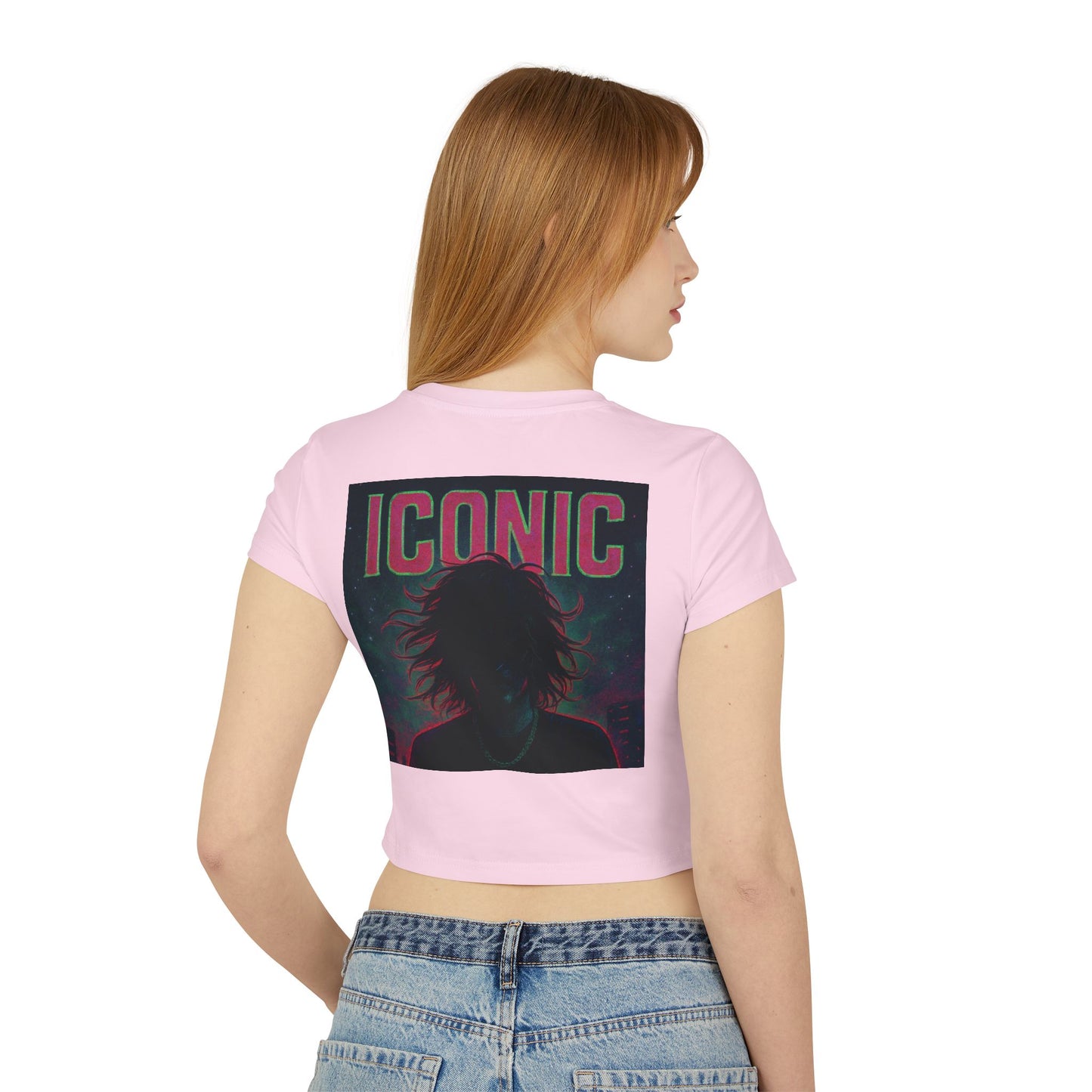 Trendy Women's Baby Tee - Adult Squim & Iconic Graphic, Casual Summer Top, Gift for Her, Festival Wear, Streetwear