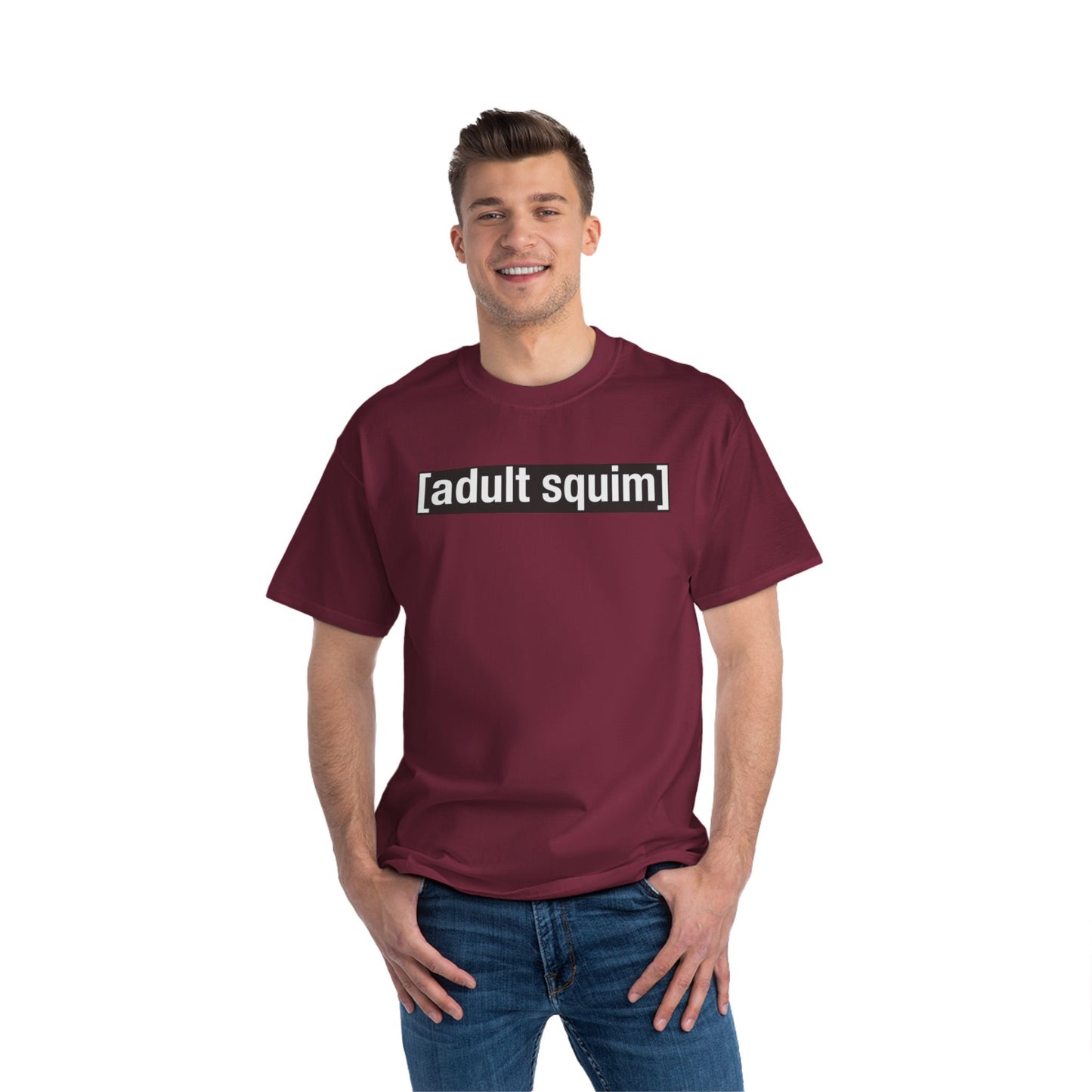 Adult Squim Iconic Short-Sleeve T-Shirt, Graphic Tee, Casual Wear, Gift for Him/Her, Unique Statement Shirt, Pop Culture Apparel