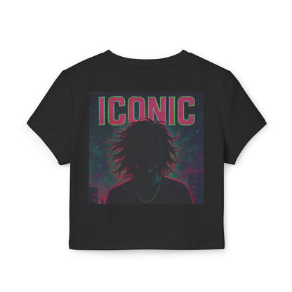 Trendy Women's Baby Tee - Adult Squim & Iconic Graphic, Casual Summer Top, Gift for Her, Festival Wear, Streetwear