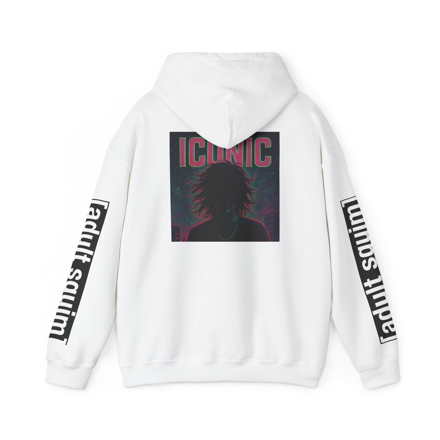 Unisex Heavy Blend™ Hoodie for Trendy Casual Vibes, Perfect for Everyday Wear, Gifts, Fashion Statement, Adult Squim Design, Iconic Style