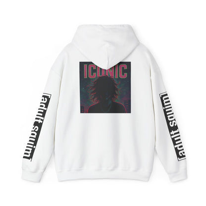 Unisex Heavy Blend™ Hoodie for Trendy Casual Vibes, Perfect for Everyday Wear, Gifts, Fashion Statement, Adult Squim Design, Iconic Style
